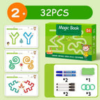 Caderno de Desenho e Traço Infantil - Magic Book