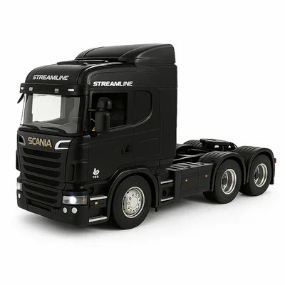 SCANIA S540 6X4 RC MINIATURA REALISTA • CONTROLE REMOTO + CARRETA BRINDE